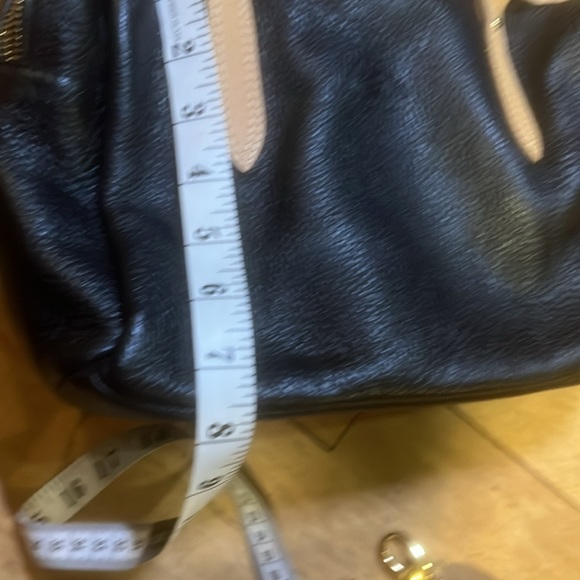 ROSSI Italian black leather hobo style shoulder handbag - Picture 14 of 16